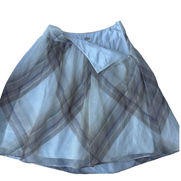 Talbots Women’s 100% Silk A Line Flare Fully Lined Spring Summer Skirt Sz 12 - Picture 8 of 8